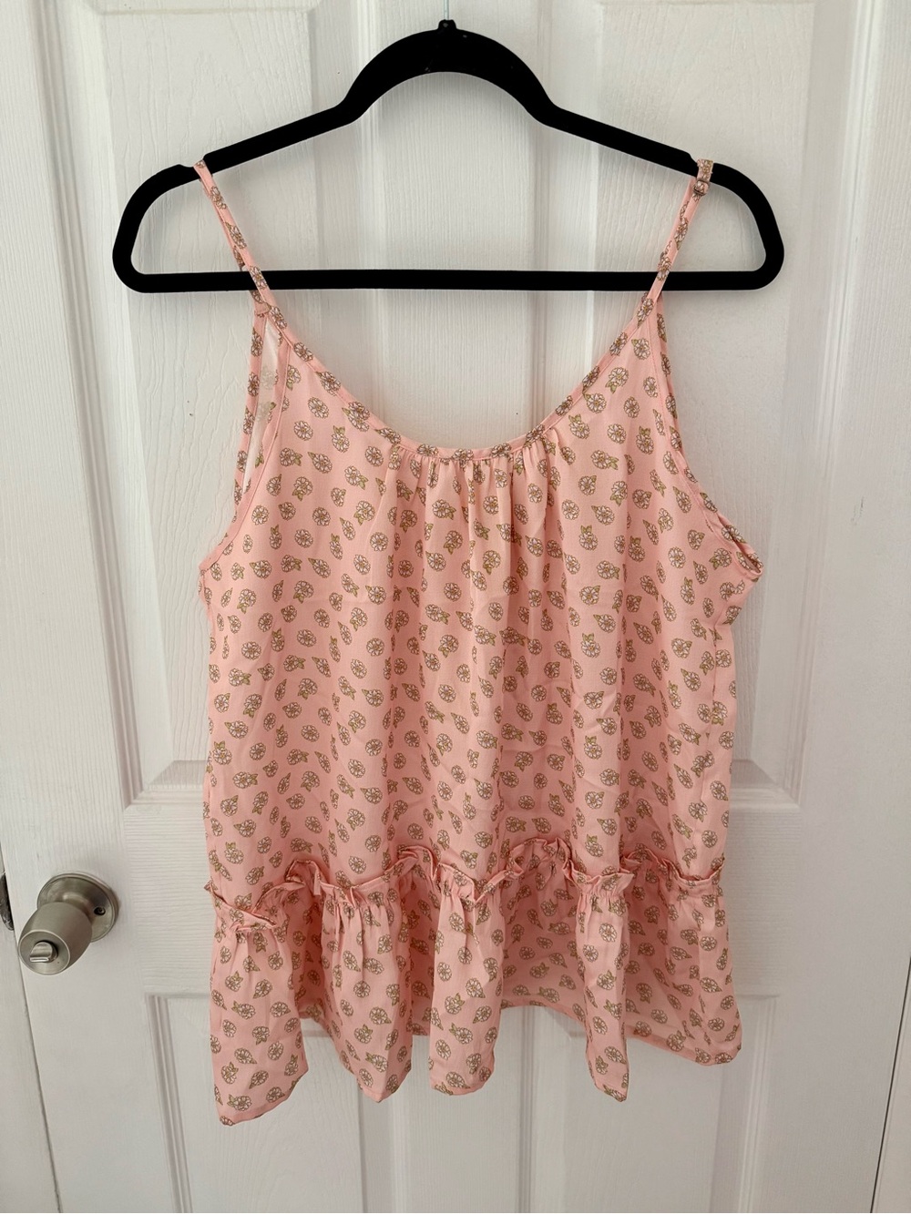 Roller Rabbit NWT Fae Gia Pink Floral Tank Top Blouse Size Large